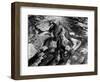 Rock Formation, Point Lobos, 1953-Brett Weston-Framed Photographic Print