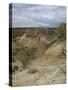 Rock Formation, Spider Rock from Rim, Canyon De Chelly, Arizona, USA-Tony Gervis-Stretched Canvas