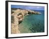 Rock Formations Along South Eastern Shore of the Island of Koufounissia, Lesser Cyclades, Greece-Richard Ashworth-Framed Photographic Print