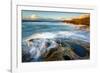 Rock Formations Along the Coastline Near Sunset Cliffs, San Diego, Ca-Andrew Shoemaker-Framed Photographic Print