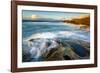 Rock Formations Along the Coastline Near Sunset Cliffs, San Diego, Ca-Andrew Shoemaker-Framed Photographic Print