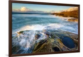 Rock Formations Along the Coastline Near Sunset Cliffs, San Diego, Ca-Andrew Shoemaker-Framed Photographic Print