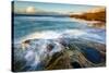 Rock Formations Along the Coastline Near Sunset Cliffs, San Diego, Ca-Andrew Shoemaker-Stretched Canvas