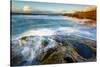 Rock Formations Along the Coastline Near Sunset Cliffs, San Diego, Ca-Andrew Shoemaker-Stretched Canvas