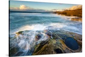 Rock Formations Along the Coastline Near Sunset Cliffs, San Diego, Ca-Andrew Shoemaker-Stretched Canvas