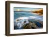 Rock Formations Along the Coastline Near Sunset Cliffs, San Diego, Ca-Andrew Shoemaker-Framed Photographic Print