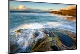 Rock Formations Along the Coastline Near Sunset Cliffs, San Diego, Ca-Andrew Shoemaker-Mounted Photographic Print