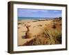 Rock Formations and Dunes, Ridell Beach, Broome, Western Australia, Australia-Richard Ashworth-Framed Photographic Print