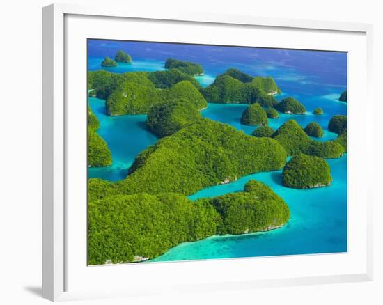 Rock Formations and Islets of the Rock Islands-Bob Krist-Framed Photographic Print