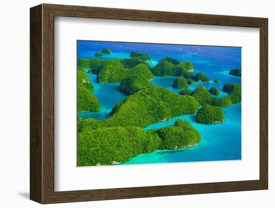 Rock Formations and Islets of the Rock Islands-Bob Krist-Framed Photographic Print