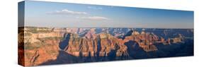 Rock Formations at a Canyon, North Rim, Grand Canyon National Park, Arizona, USA-null-Stretched Canvas