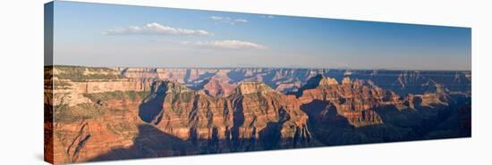 Rock Formations at a Canyon, North Rim, Grand Canyon National Park, Arizona, USA-null-Stretched Canvas