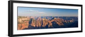 Rock Formations at a Canyon, North Rim, Grand Canyon National Park, Arizona, USA-null-Framed Photographic Print