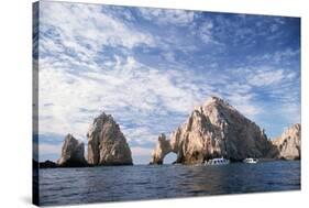 Rock Formations at Cape San Lucas-Neil Rabinowitz-Stretched Canvas