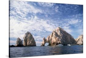 Rock Formations at Cape San Lucas-Neil Rabinowitz-Stretched Canvas