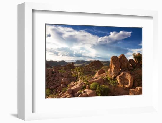 Rock Formations at Damaraland-Circumnavigation-Framed Photographic Print