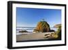 Rock Formations at Short Beach with Cape Meares, Oregon, USA-Craig Tuttle-Framed Photographic Print