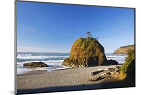 Rock Formations at Short Beach with Cape Meares, Oregon, USA-Craig Tuttle-Mounted Photographic Print