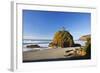 Rock Formations at Short Beach with Cape Meares, Oregon, USA-Craig Tuttle-Framed Photographic Print