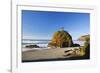 Rock Formations at Short Beach with Cape Meares, Oregon, USA-Craig Tuttle-Framed Photographic Print