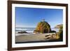 Rock Formations at Short Beach with Cape Meares, Oregon, USA-Craig Tuttle-Framed Photographic Print