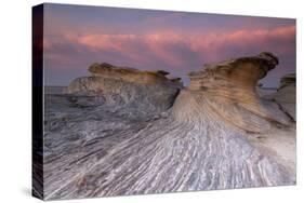 Rock Formations at Sunrise-A Periam Photography-Stretched Canvas