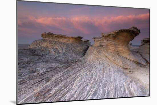 Rock Formations at Sunrise-A Periam Photography-Mounted Photographic Print