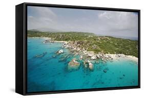 Rock Formations at the Baths on Virgin Gorda-Macduff Everton-Framed Stretched Canvas