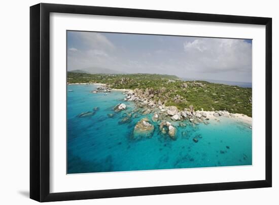 Rock Formations at the Baths on Virgin Gorda-Macduff Everton-Framed Photographic Print