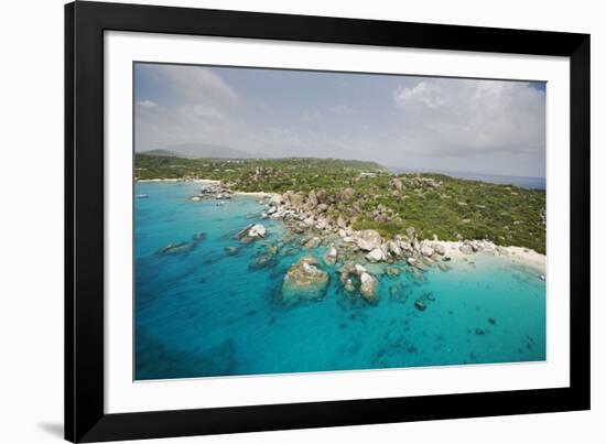 Rock Formations at the Baths on Virgin Gorda-Macduff Everton-Framed Photographic Print