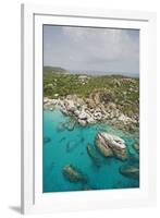 Rock Formations at the Baths on Virgin Gorda-Macduff Everton-Framed Photographic Print