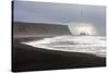 Rock formations at the beach of Reynisfjara, Vik, Sudurland, Iceland, Europe-ClickAlps-Stretched Canvas