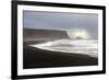 Rock formations at the beach of Reynisfjara, Vik, Sudurland, Iceland, Europe-ClickAlps-Framed Photographic Print