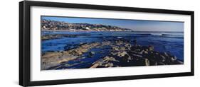 Rock formations at the coast, Laguna Beach, Orange County, California, USA-null-Framed Photographic Print