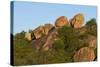 Rock formations, Big Cave Camp, Matopos Hills, Zimbabwe, Africa-David Wall-Stretched Canvas