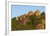 Rock formations, Big Cave Camp, Matopos Hills, Zimbabwe, Africa-David Wall-Framed Photographic Print