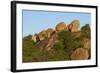 Rock formations, Big Cave Camp, Matopos Hills, Zimbabwe, Africa-David Wall-Framed Photographic Print