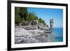 Rock Formations, Bruce Peninsula, Georgian Bay, Ontario, Canada-null-Framed Photographic Print