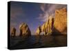 Rock Formations, Cabo San Lucas, Mexico-Walter Bibikow-Stretched Canvas