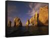 Rock Formations, Cabo San Lucas, Mexico-Walter Bibikow-Framed Stretched Canvas