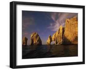 Rock Formations, Cabo San Lucas, Mexico-Walter Bibikow-Framed Premium Photographic Print