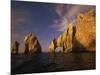 Rock Formations, Cabo San Lucas, Mexico-Walter Bibikow-Mounted Photographic Print