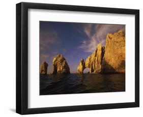 Rock Formations, Cabo San Lucas, Mexico-Walter Bibikow-Framed Photographic Print