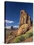 Rock Formations Caused by Erosion in a Desert Landscape in Monument Valley, Arizona, USA-null-Stretched Canvas