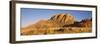 Rock Formations in a Desert at Dawn, Spitzkoppe, Namib Desert, Namibia-null-Framed Photographic Print