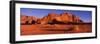 Rock Formations in a Desert, Jebel Um Ishrin, Wadi Rum, Jordan-null-Framed Photographic Print