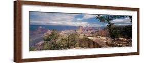 Rock Formations in a National Park, Mather Point, Grand Canyon National Park, Arizona, USA-null-Framed Photographic Print