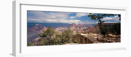 Rock Formations in a National Park, Mather Point, Grand Canyon National Park, Arizona, USA-null-Framed Photographic Print