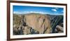 Rock formations in Black Canyon of the Gunnison National Park, Colorado, USA-null-Framed Photographic Print