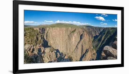 Rock formations in Black Canyon of the Gunnison National Park, Colorado, USA-null-Framed Photographic Print